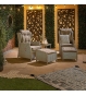 Rattan sofa sets Skylar Reclining Armchair Lounge Set