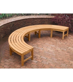 Curved Backless Bench | FSC® Certified